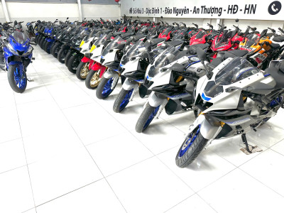 6 TRIỆU SẮM ĐƯỢC R15 V3 XÁM VÀNG ĐEN, MÁY ZIN CHẤT, TRẢ GÓP SIÊU TỐC TẠI TẤN ĐẠT MOTOR