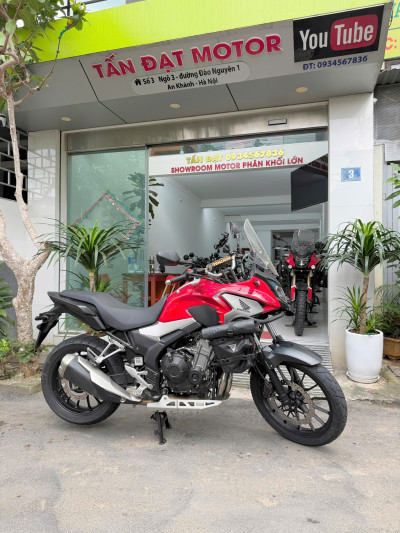 80 TRIỆU QUẤT CB500X ĐỜI CAO ĐỎ BẠC, ZIN CHẤT, TRẢ GÓP SIÊU TỐC TẠI TẤN ĐẠT MOTOR