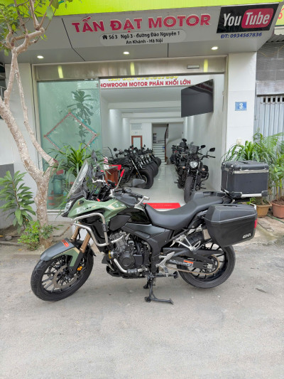 BÁN CB500X XANH ĐEN 2023, FULL ĐỒ CHƠI NGON, HT TRẢ GÓP TẠI TẤN ĐẠT MOTOR