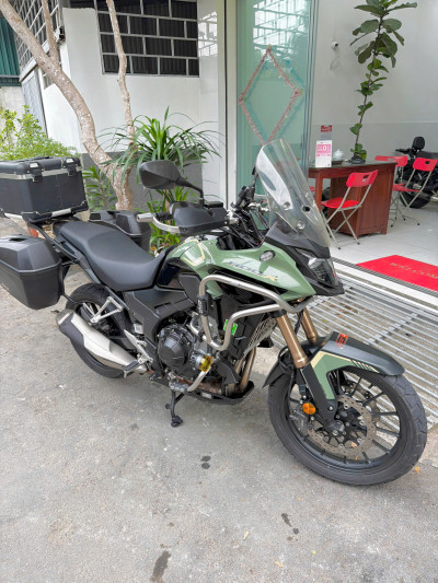 BÁN CB500X XANH ĐEN 2023, FULL ĐỒ CHƠI NGON, HT TRẢ GÓP TẠI TẤN ĐẠT MOTOR