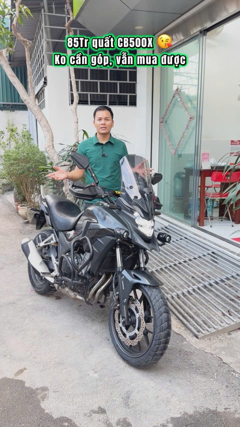 85 TRIỆU QUẤT ĐƯỢC CB500X MÁY ZIN ĐẠI CHẤT, KHÔNG CẦN TRẢ GÓP